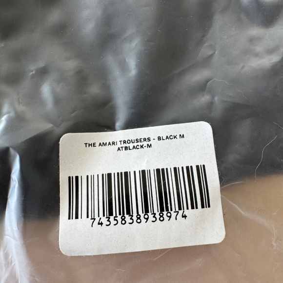 COPY - ICON AMSTERDAM - AMARI TROUSER - BLACK - MEDIUM - NWT - Picture 5 of 8